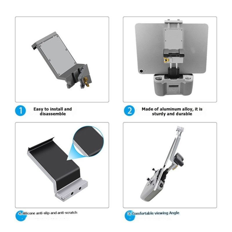RISE-Aluminum Alloy Mount Brac - Drone Tablet Mount 评论和价格