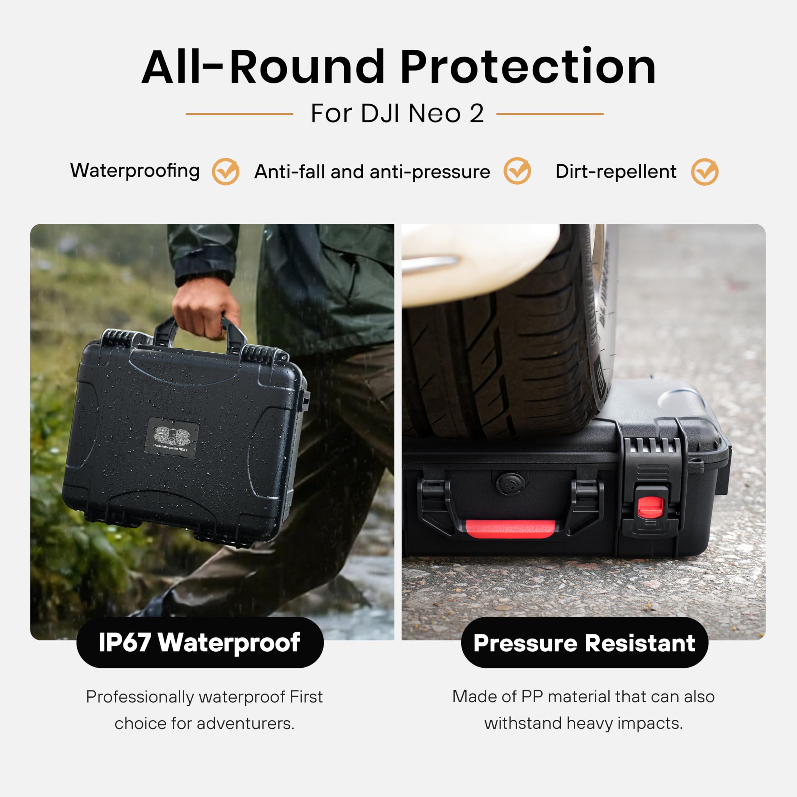 STARTRC Waterproof Hard Carryi - Drone Joystick Cover 评论和价格